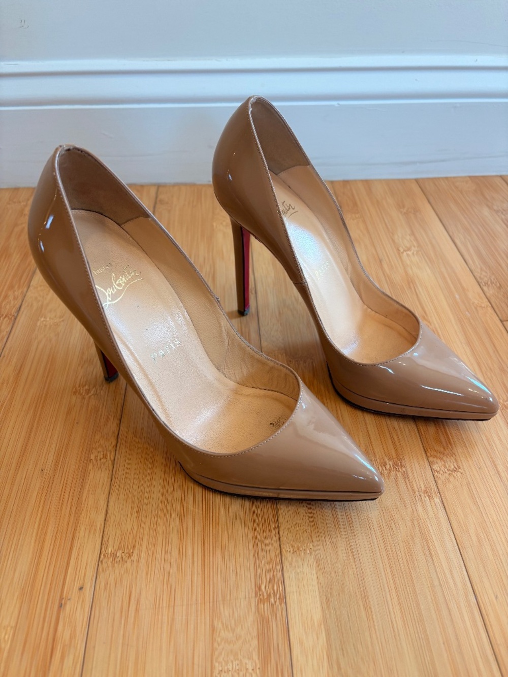 Louboutin Pigalle Follies 100 patent size 37